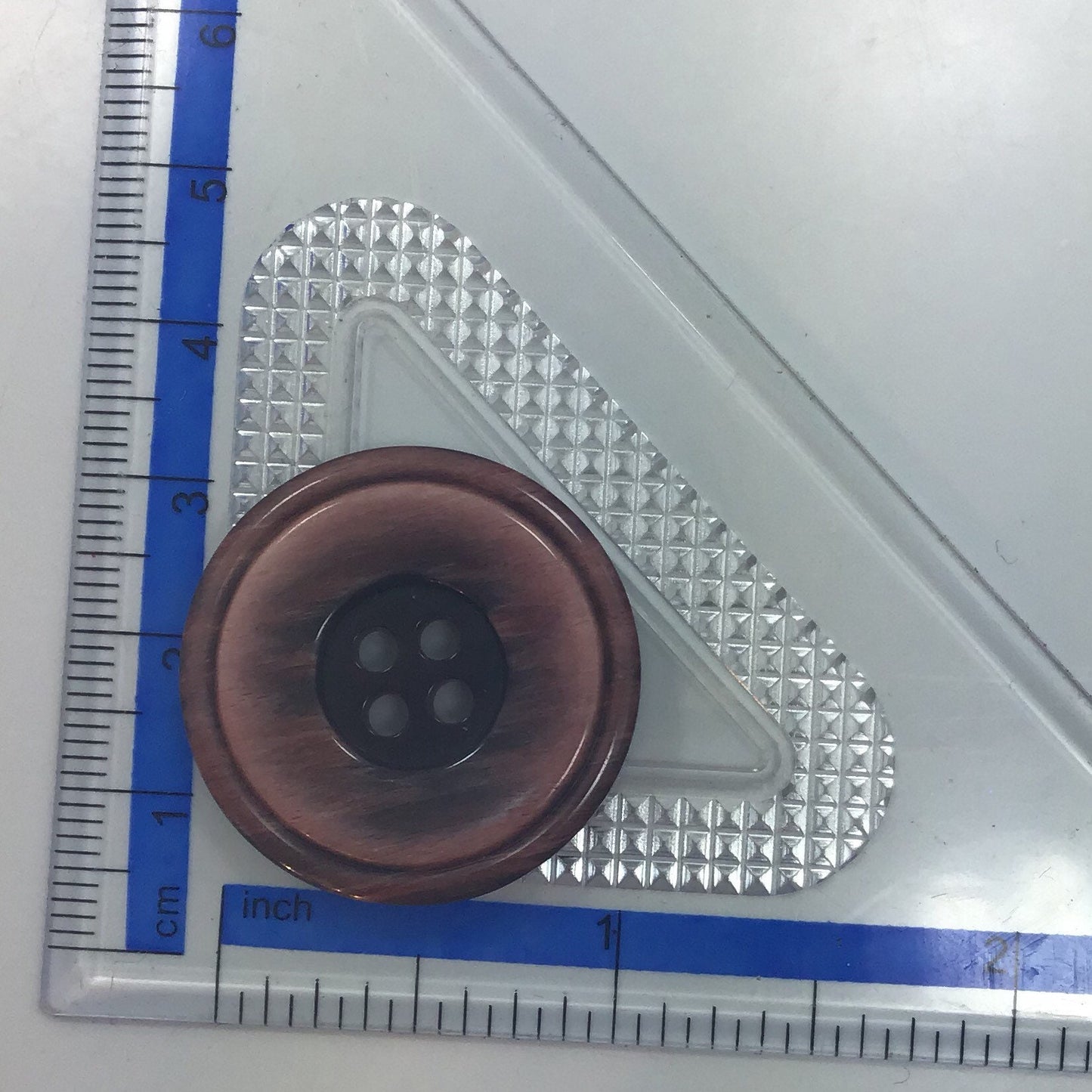 QUALITY 1-1/8" Mahogany Rustic Brown Buttons ITALIAN Vintage Sewing Button for Clothing / Coat & Jacket Buttons / Designer Buttons 594