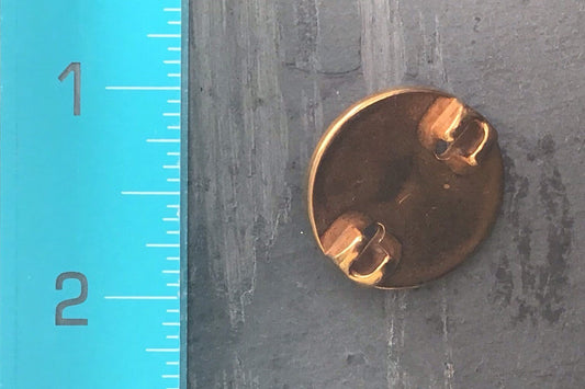 ANTIQUE GOLD BUTTONS 1" Vintage Metallic Shank Buttons for Clothing / Coat Buttons / Jacket Buttons / Decorative Buttons 150