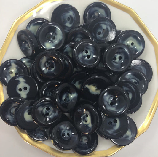 QUALITY 7/8" Blueberry Cream Buttons ITALIAN Vintage Sewing Button for Clothing / Coat & Jacket Buttons / Designer Decorative Buttons 591