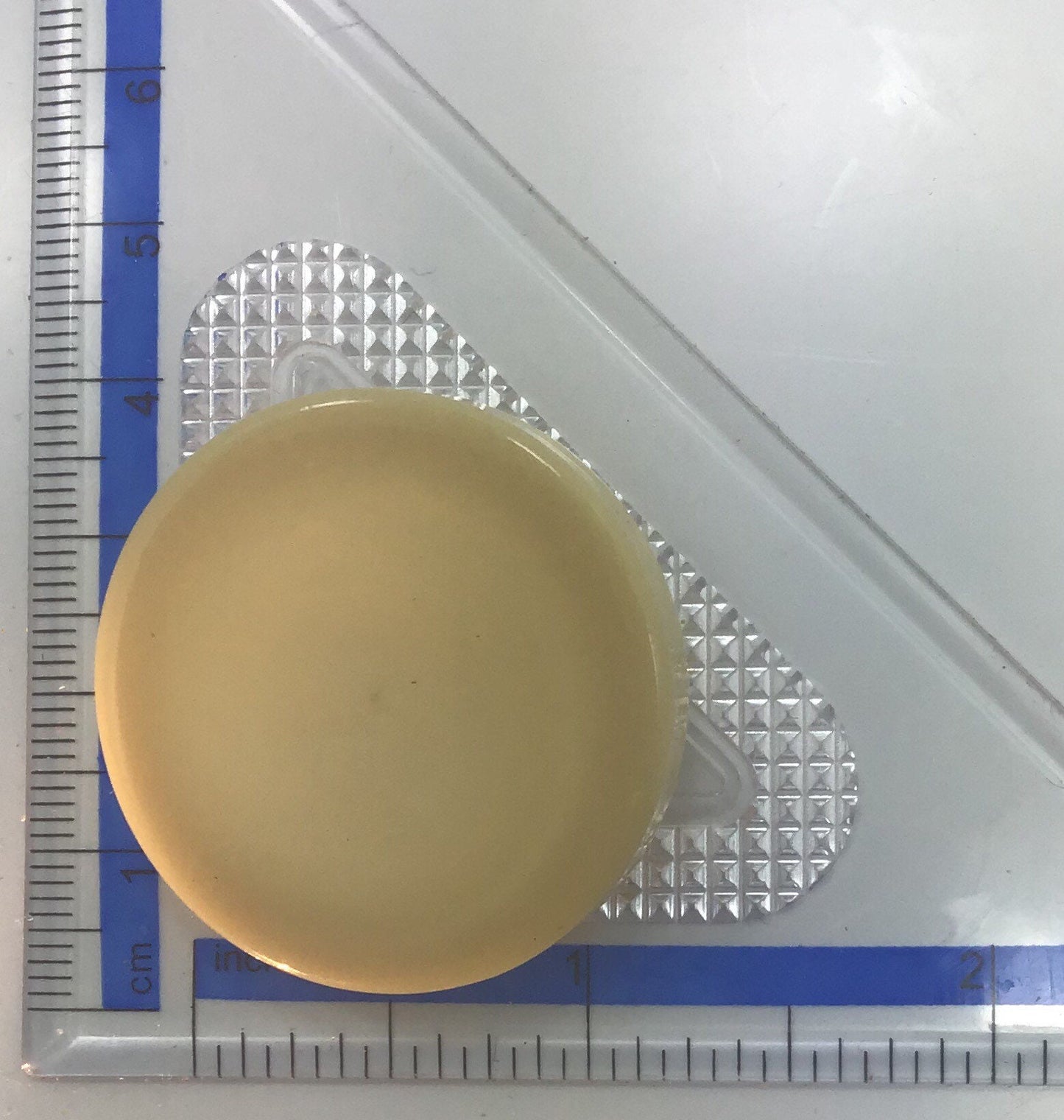 VINTAGE 1-3/8" Ivory Cream Shank Buttons ITALIAN Quality Sewing Button for Clothing / Coat & Jacket Buttons / Designer Buttons 624