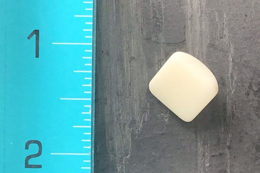 VINTAGE OFF WHITE Squared Buttons 1/2" Vintage Shank Buttons for Clothing Jacket Buttons Dress Buttons / Decorative Designer Buttons 165