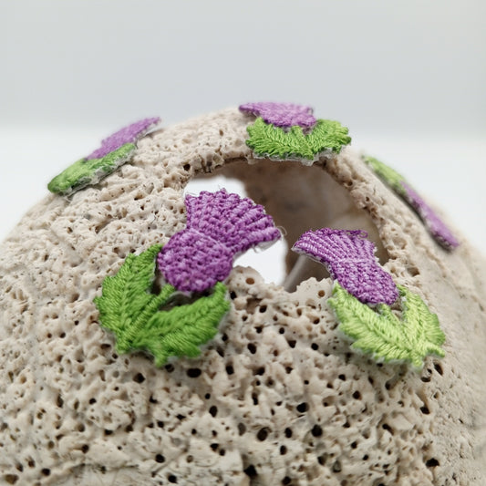 FLORAL VINTAGE appliques lilac flower Patches #266