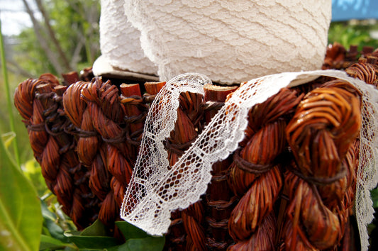 ⅝" wide Off White Scalloped Lace Edging Trim