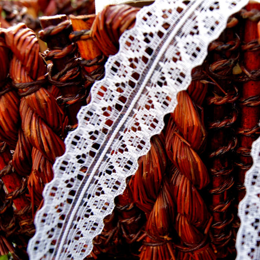 White Galloon Lace Trim