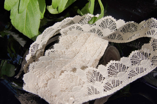 Beige Lace Trim