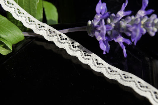 Scalloped Off White Lace Edging