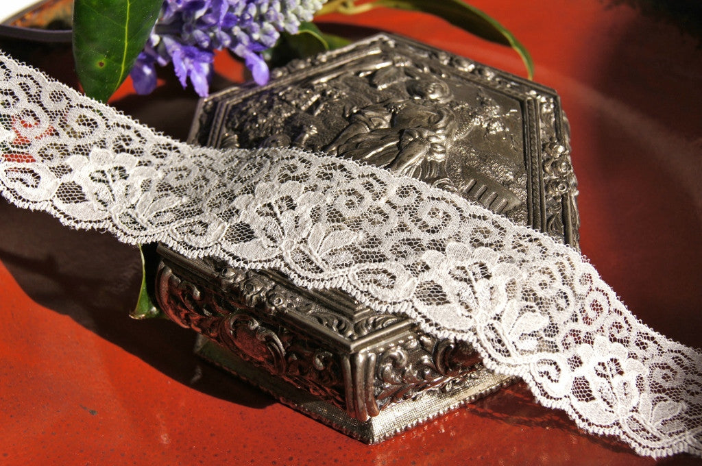 Soft Floral Embroidery Lace Trim