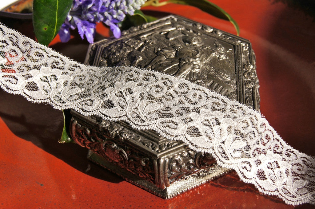 Soft Floral Embroidery Lace Trim