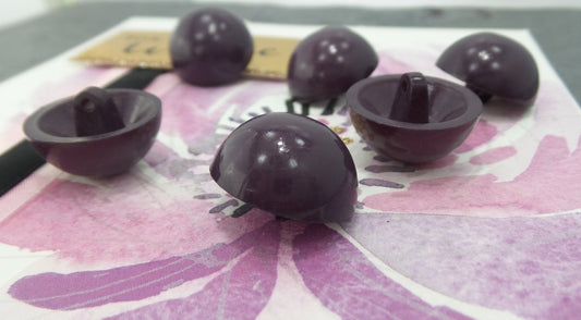 PURPLE DOME Buttons 1" Half Ball Buttons for Clothing / Coat Buttons & Jacket Buttons / Decorative Buttons 145