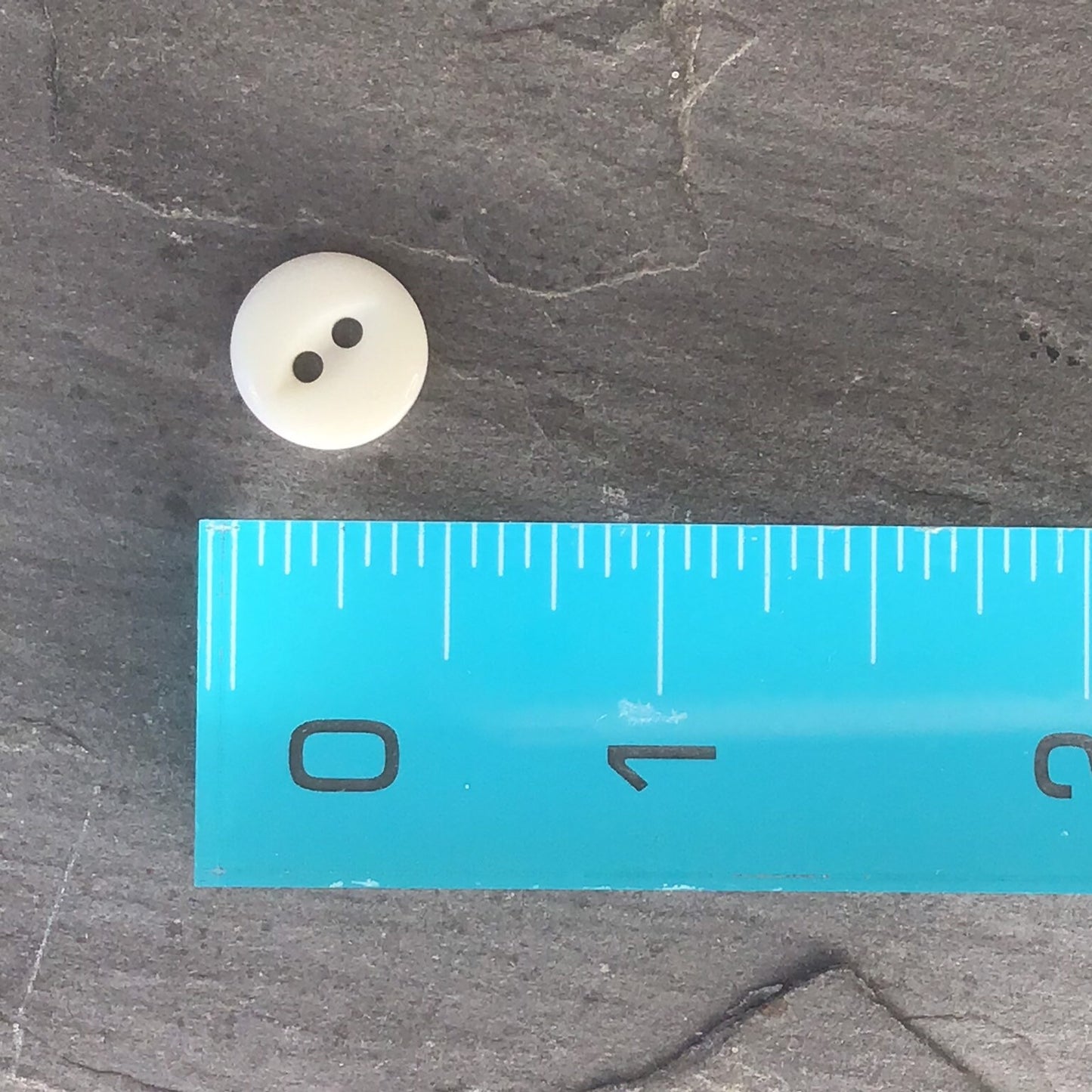 1/2" Small VINTAGE WHITE Buttons for Clothing / 2 Hole Off-white Wholesale Buttons 212