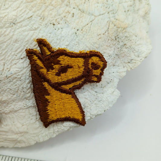 Horse head appliques brown horse Patches #436