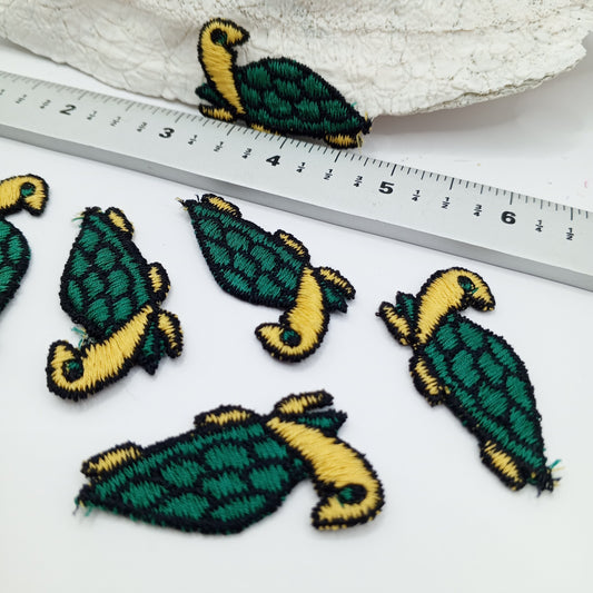 Yellow green turtle Patches sewing appliqué #459