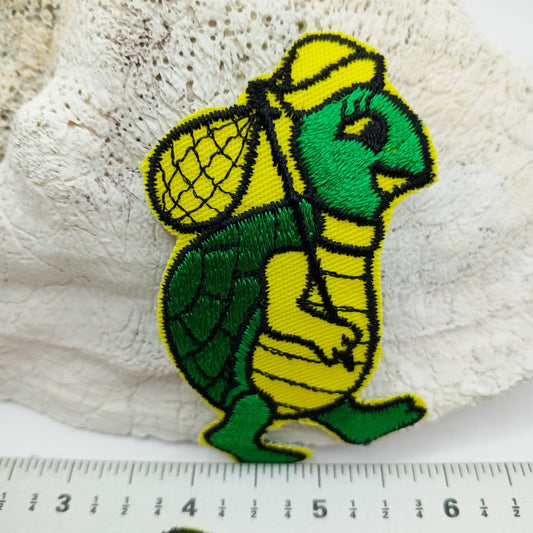 Yellow Black Green Turtle Iron on Appliqué Patches #453