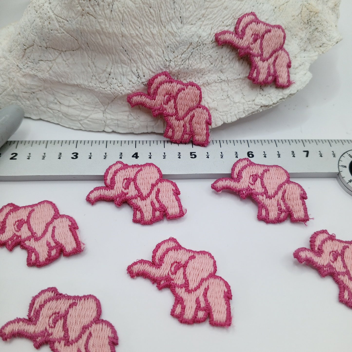 Pink Elephant Patches sewing appliqué #446