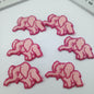 Pink Elephant Patches sewing appliqué #446