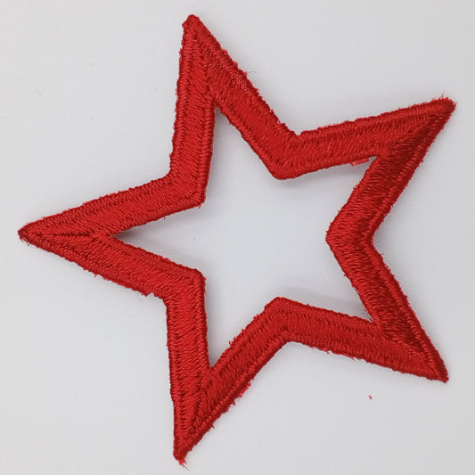 Glamorous Red Star appliques Iron on VINTAGE Embroidered Stars Patches Costume Applique Party Decoration Jacket Jeans Backpack Curtain #605