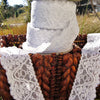 Elegant Floral Light Grey Stretch Lace Trim 2½