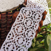 White Classic Wheel Motifs Vintage Cluny Lace Trim 2½ 