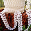 Special Circle Design Off White Lace Trim Edging 1¼