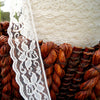 Pretty Floral Light Beige Scalloped Lace Trim 1⅝