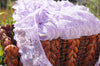 Lavendar Floral Scalloped Ruffled Lace Trim 2