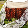 Big Floral Off White Raschel Lace Trim 2¾