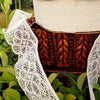 Swirly Scalloped Lace Trim Lt. Beige 3½ 