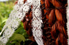 Picot Edge Floral Lace Trim Off White ¾