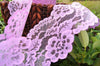 Purple Pink Floral Galloon Lace