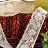 Vintage Beige Floral Lace Trim