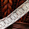 Petal Floral Off White Picot Vintage Lace Trim