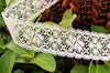 Intricate Floral Leaf Picot Vintage Lace Off White
