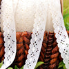 Eyelet Light Beige Scalloped Lace