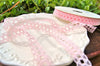 Pink Galloon Beading Lace Trim 