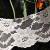 Ivory Big Flower Lace Trim 3¾