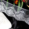 Ivory Scalloped Flower Edge Lace Trim