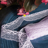 Lavender Floral Lace Trim