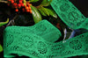 Green Floral Lace Trim