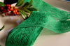 Medallion Green Floral Lace Trim