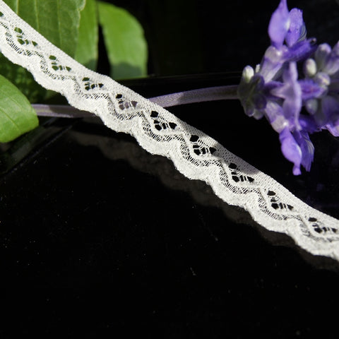 Off White Lace Edging