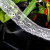 White Filigree Floral Lace Trim