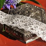 Soft Floral Embroidery Lace Trim 1¼" wide