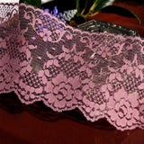 Dusty Rose Floral Lace Trim