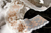 Tan Floral Cream Lace Trim