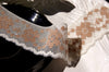 Tan Floral Lace Trim