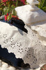 Embroidery Floral Eyelet Lace Trim 3 inch wide