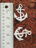 White Embroidery Anchor Vintage Decorative Patch #5000