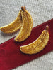 Vintage Embroidered Banana Iron-on Applique Patches #5020