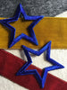 Vintage Navy Blue Star Iron-on Decorative Patch #5021