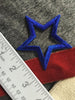 Vintage Navy Blue Star Iron-on Decorative Patch #5021